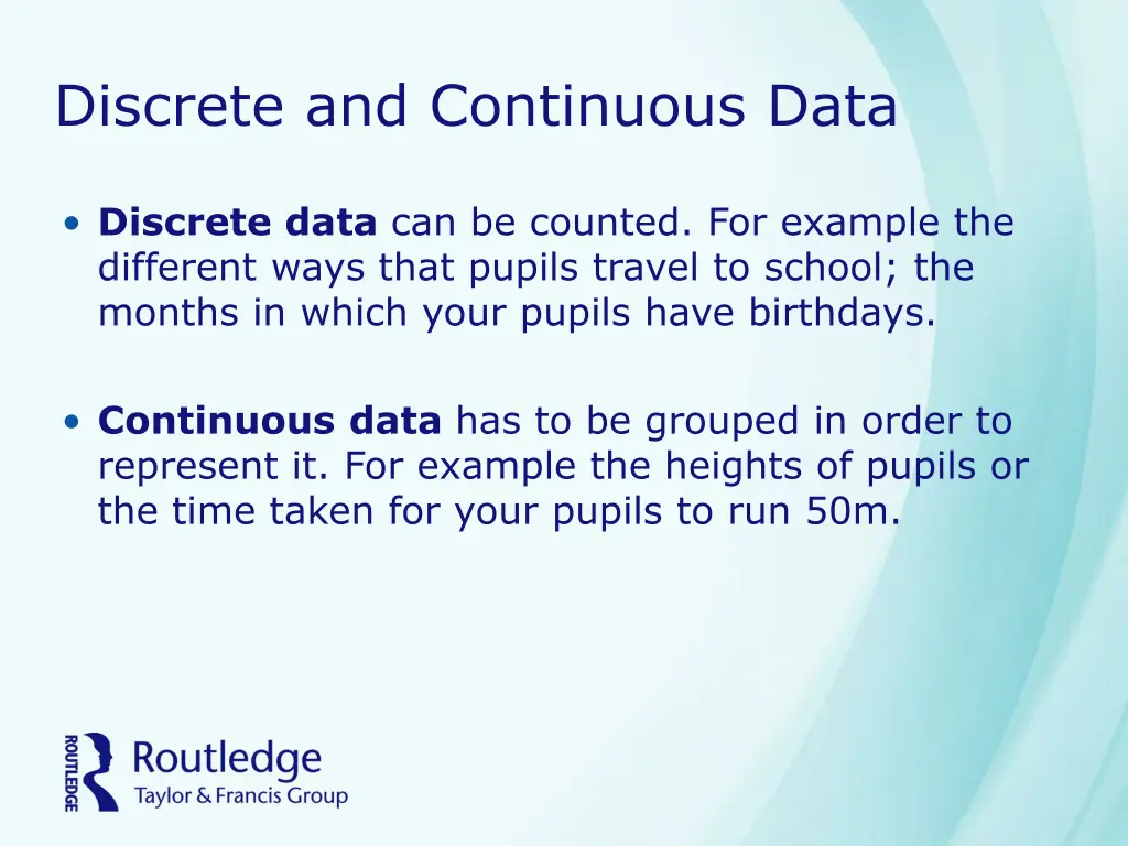discrete and continuous data