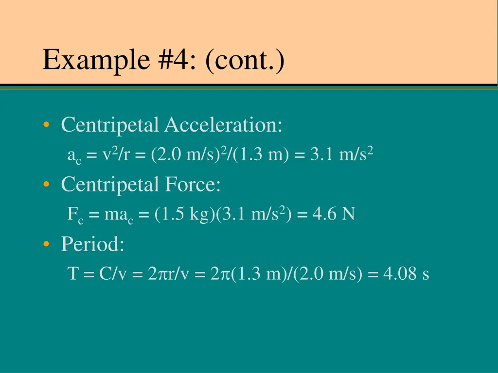 example 4 cont