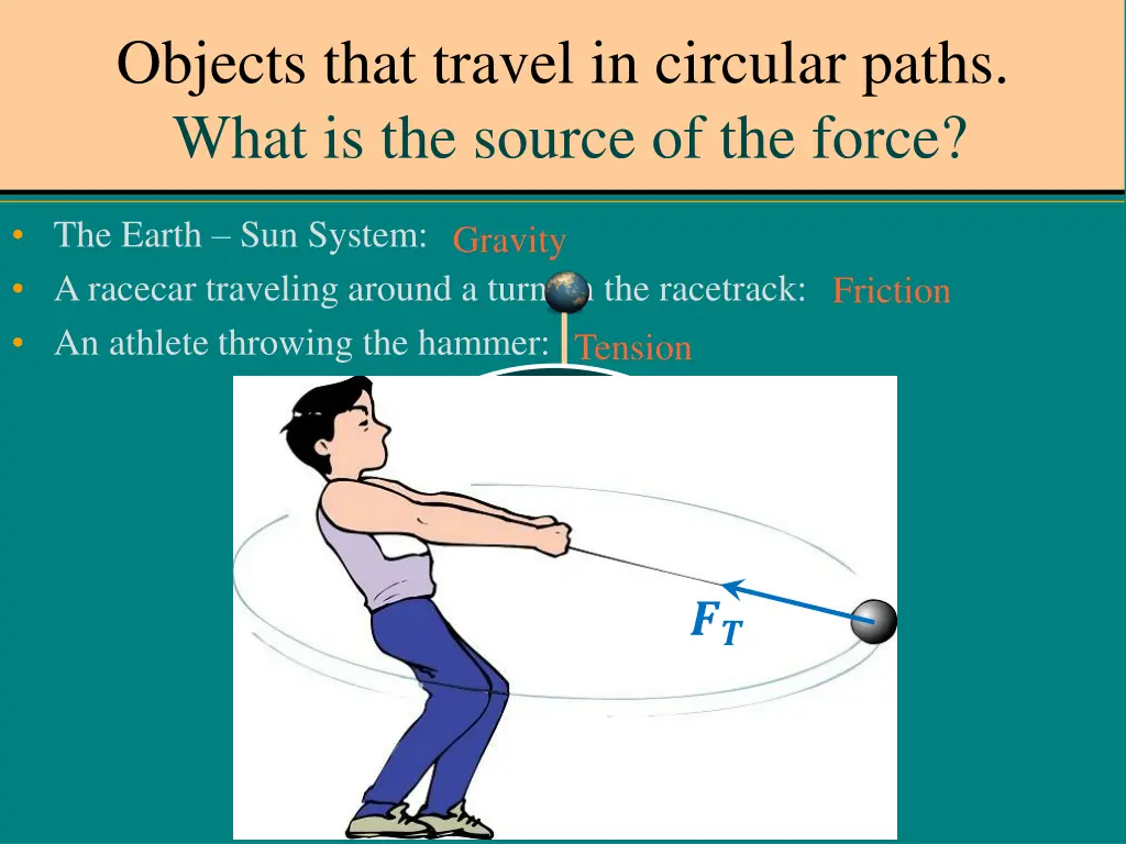 objects that travel in circular paths what