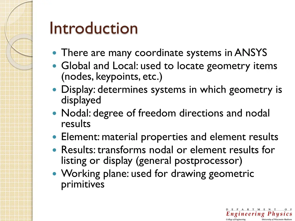 introduction