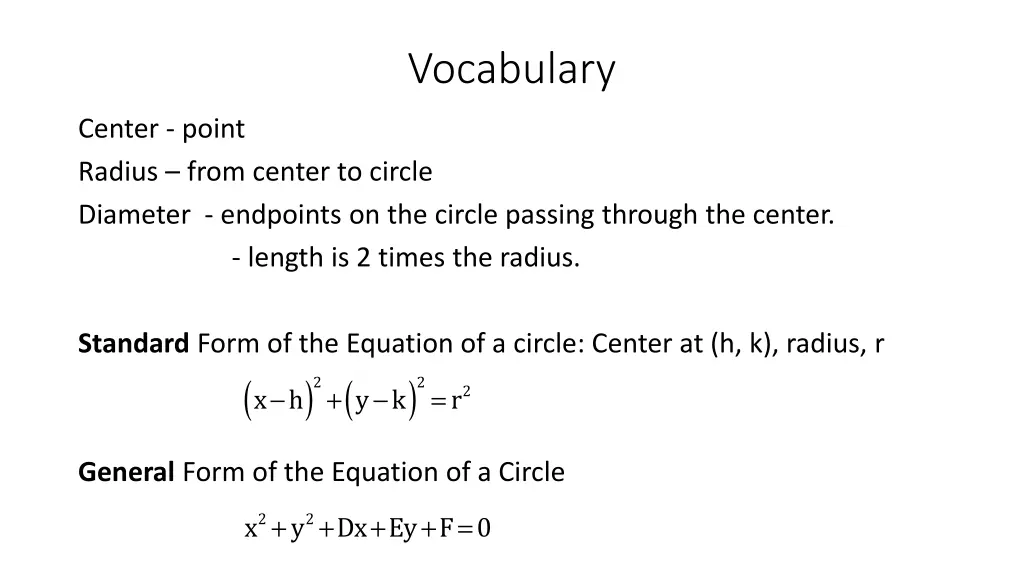 vocabulary