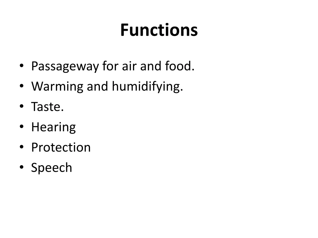 functions