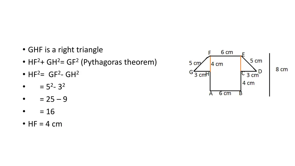 ghf is a right triangle hf 2 gh 2 gf 2 pythagoras