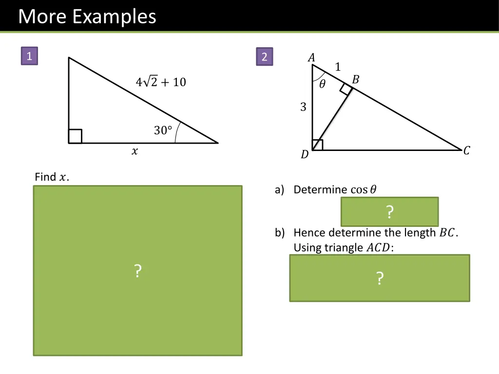 more examples