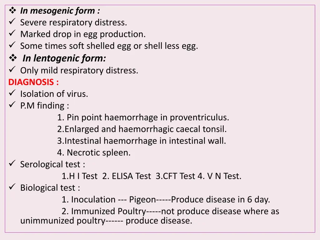 in mesogenic form severe respiratory distress