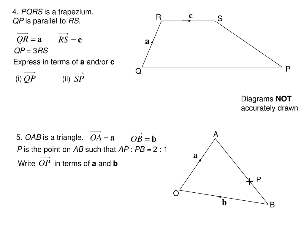 4 pqrs is a trapezium qp is parallel to rs 1