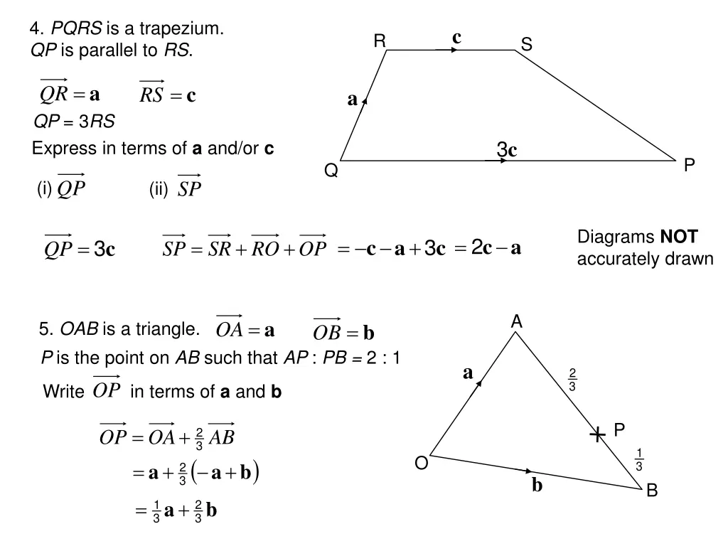 4 pqrs is a trapezium qp is parallel to rs