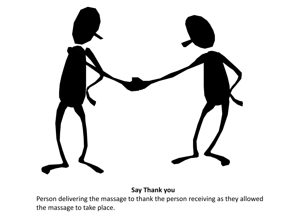 say thank you