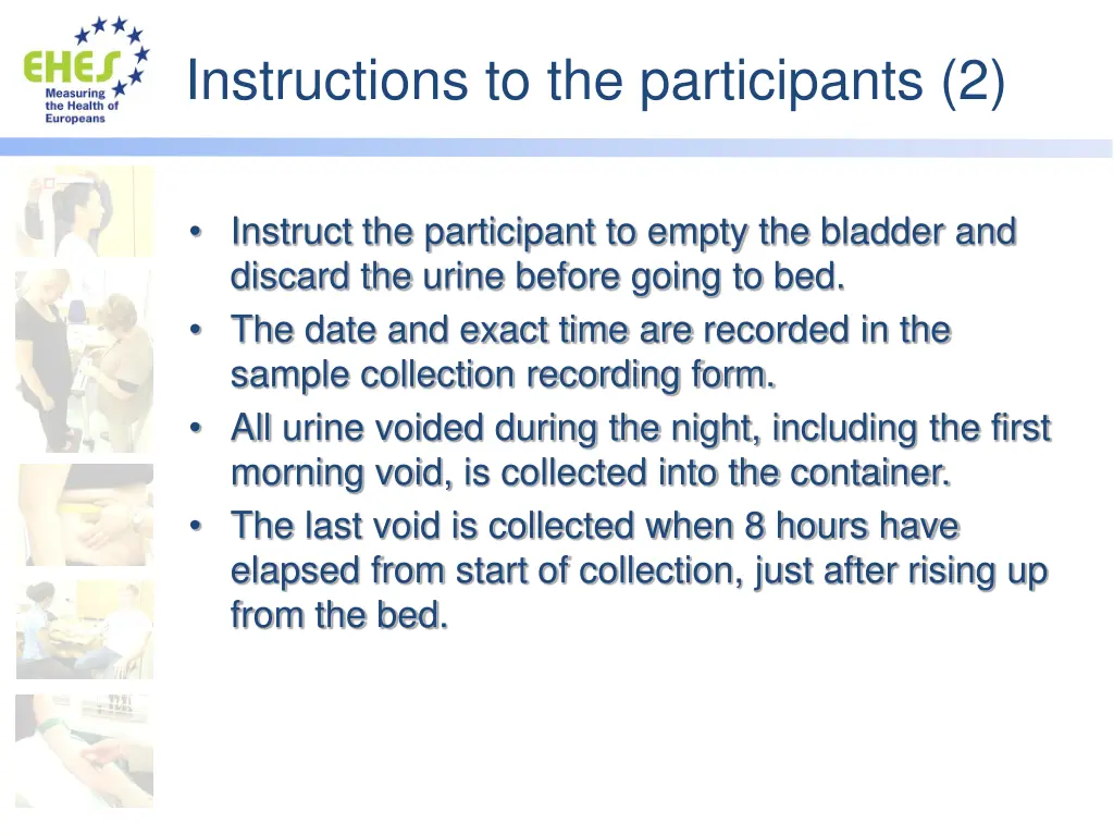 instructions to the participants 2