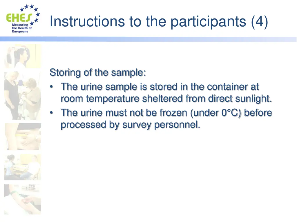 instructions to the participants 4