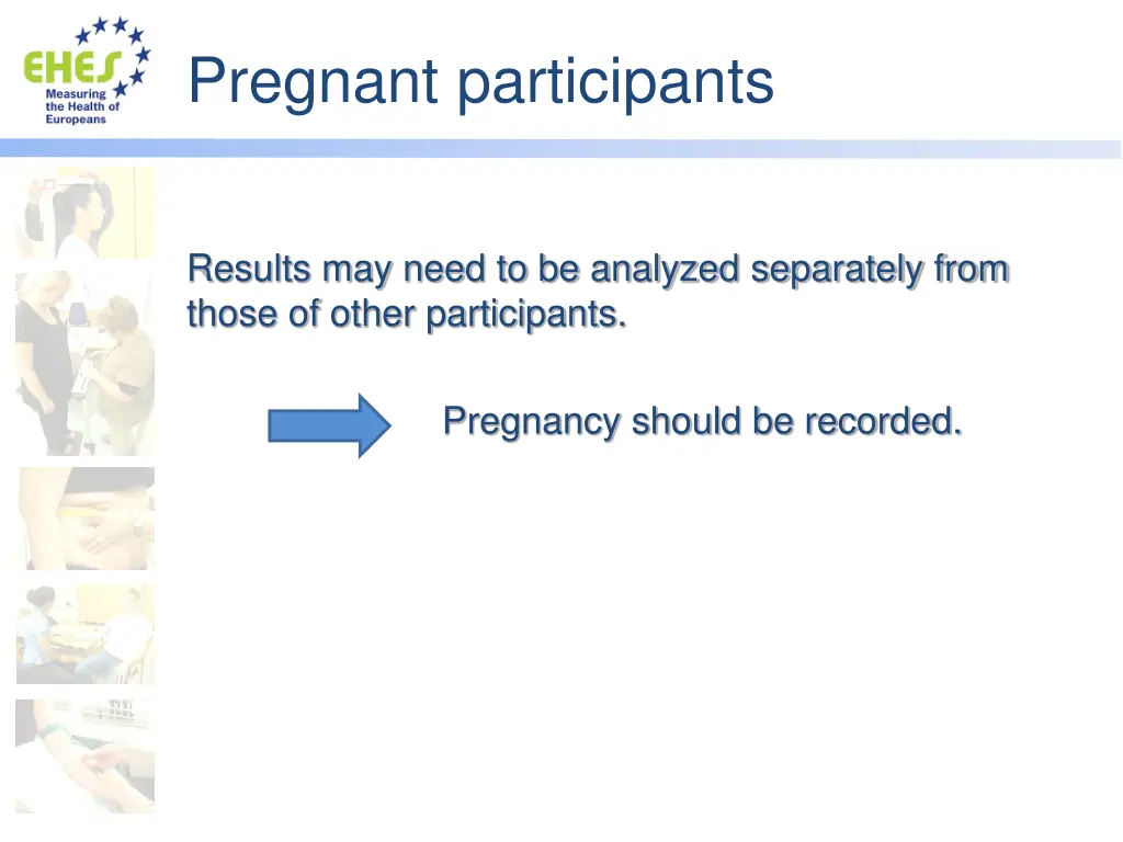 pregnant participants