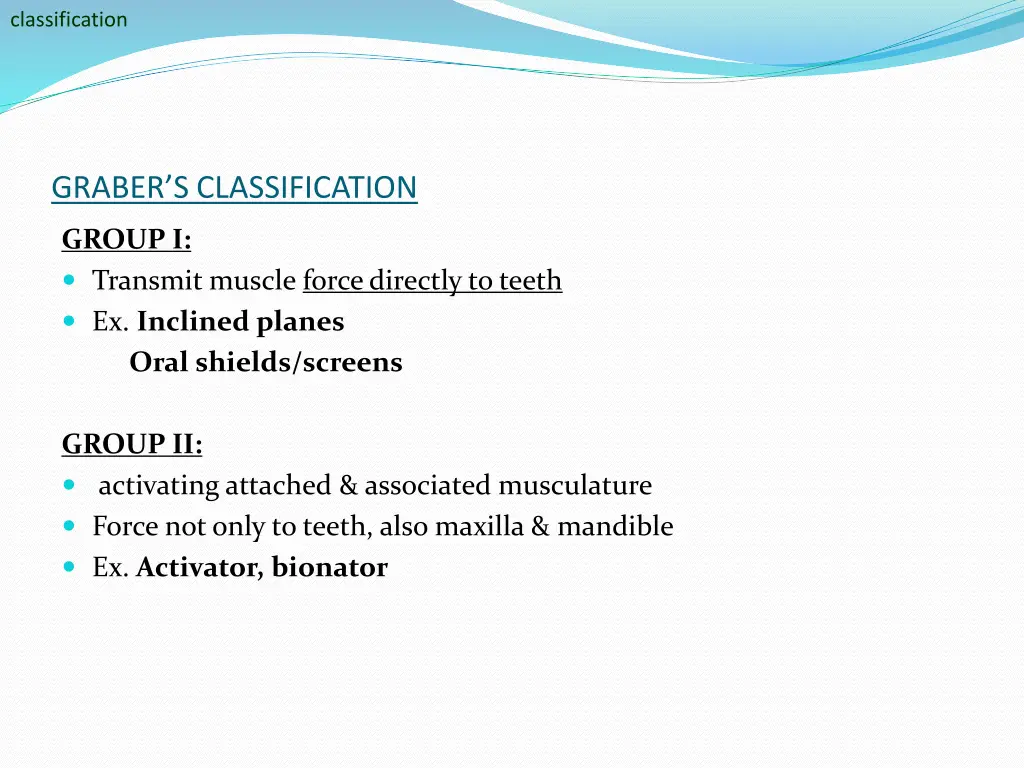 classification