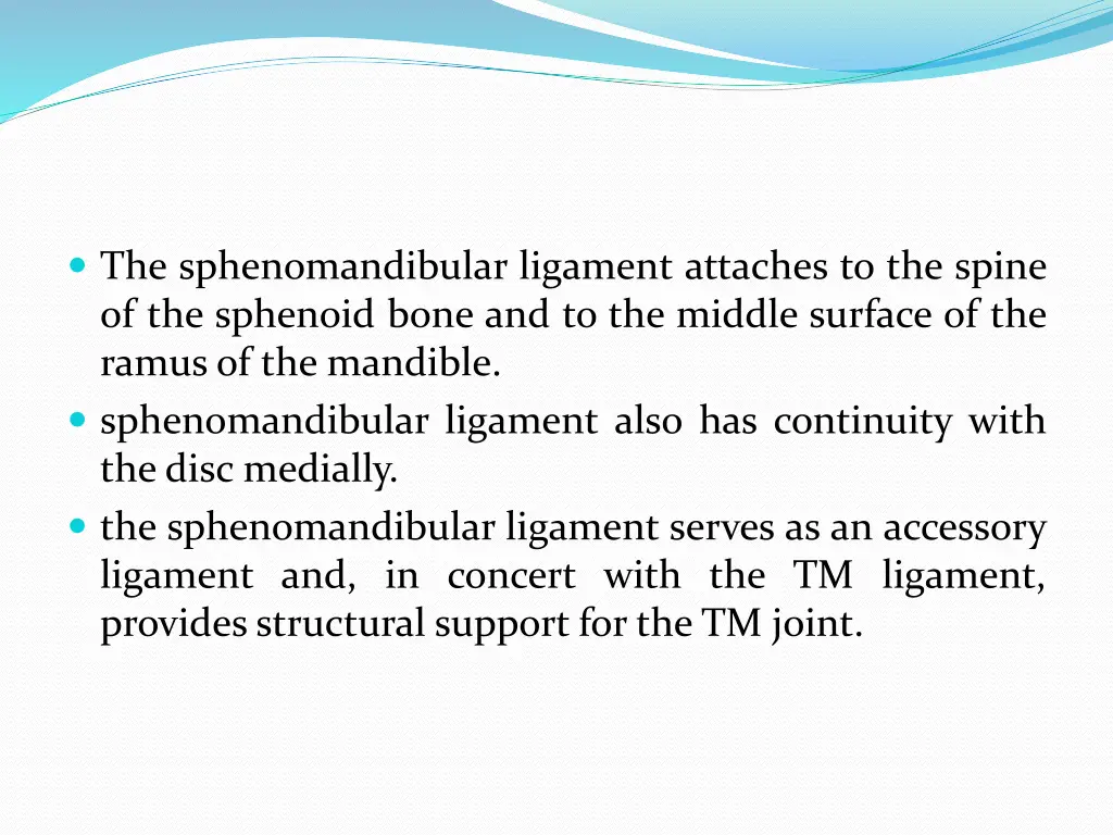 the sphenomandibular ligament attaches
