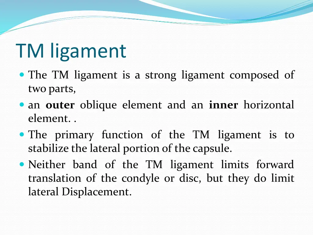 tm ligament