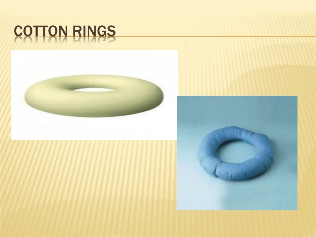 cotton rings