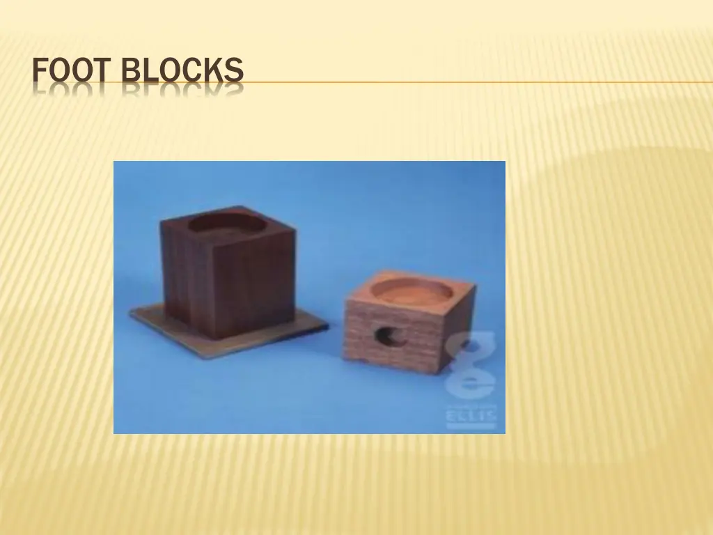 foot blocks