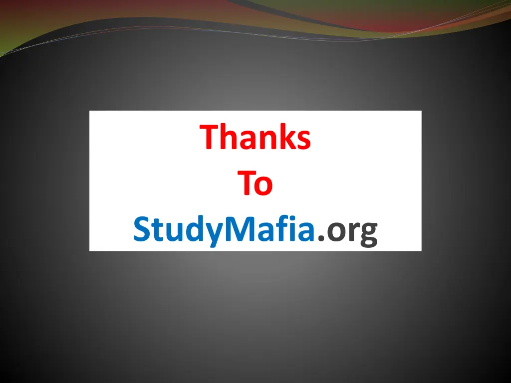 thanks to
