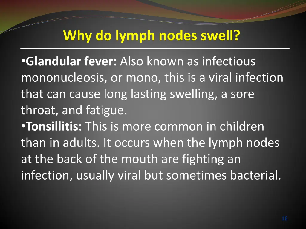 why do lymph nodes swell 1