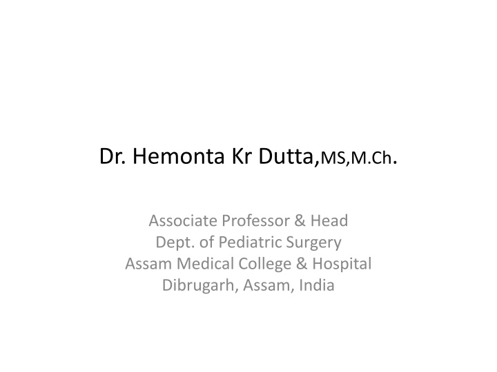 dr hemonta kr dutta ms m ch