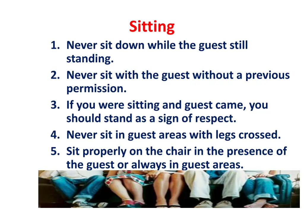 sitting