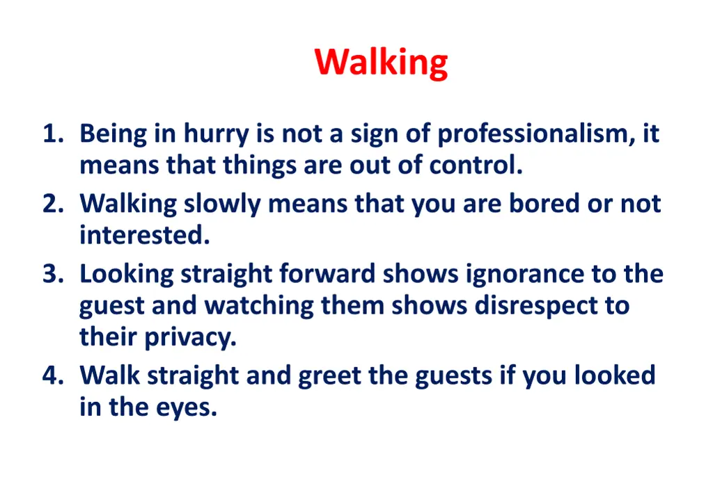 walking