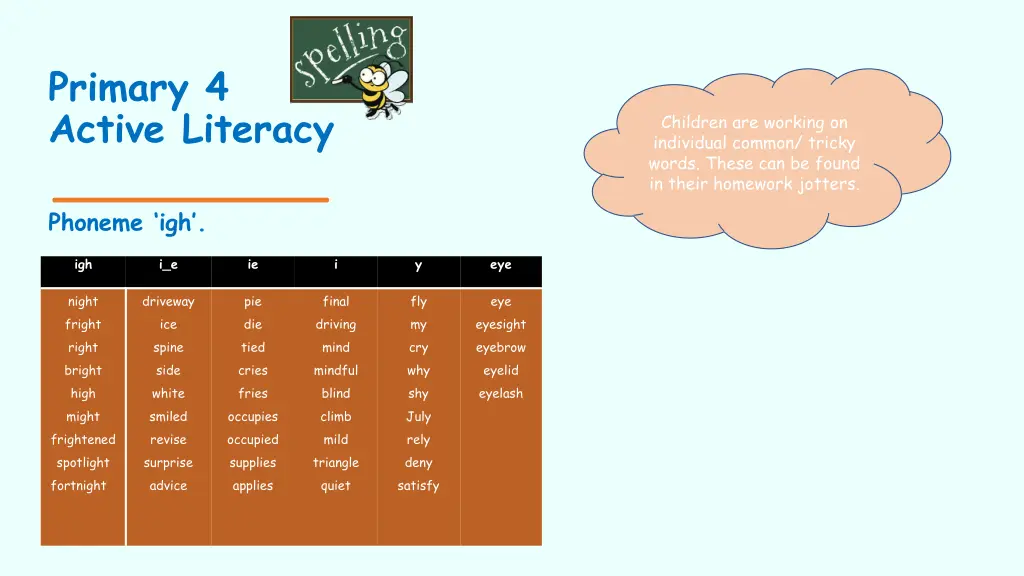 primary 4 active literacy