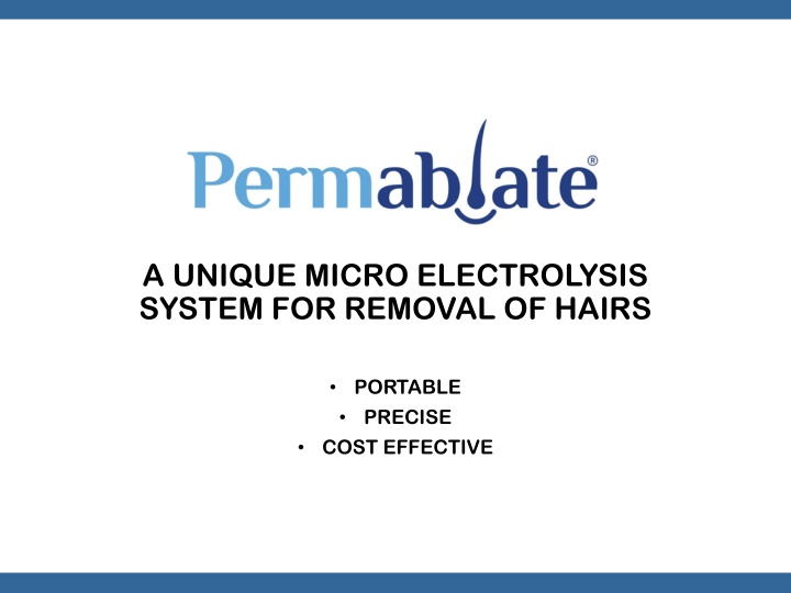 a unique micro electrolysis system for removal