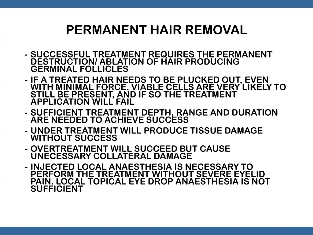 permanent hair removal