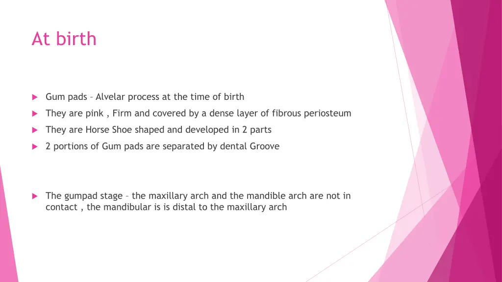 at birth