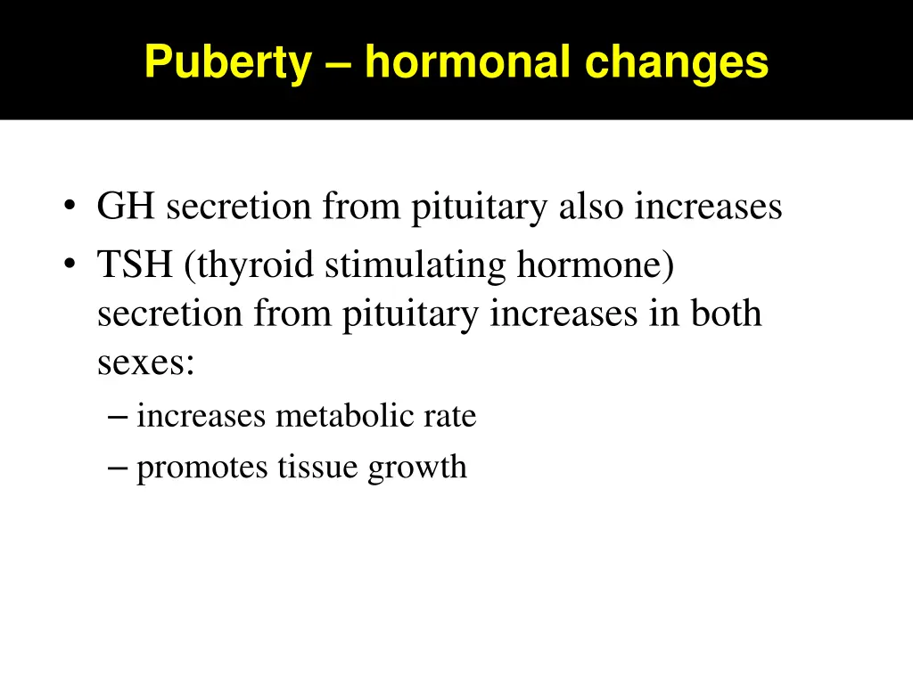 puberty hormonal changes 3