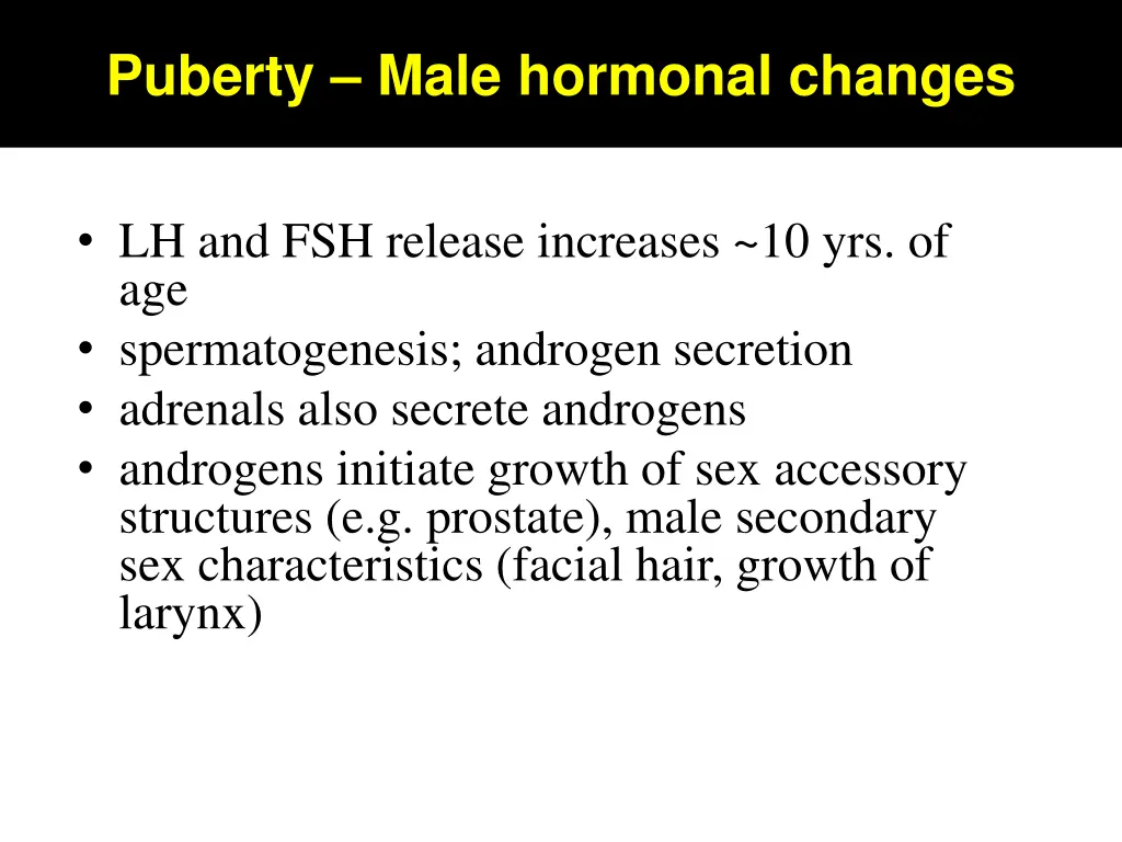 puberty male hormonal changes