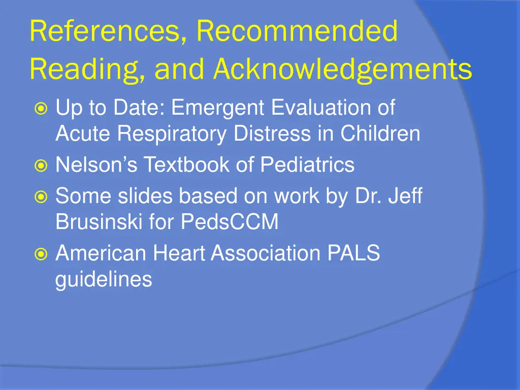references recommended reading