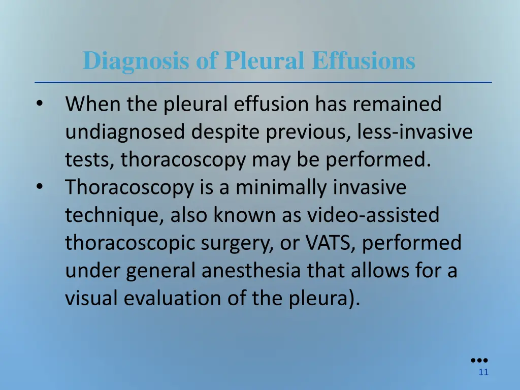 diagnosis of pleural effusions 1