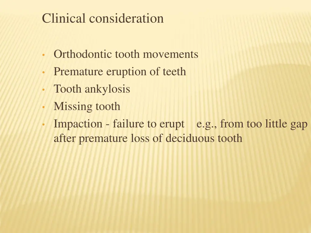 clinical consideration