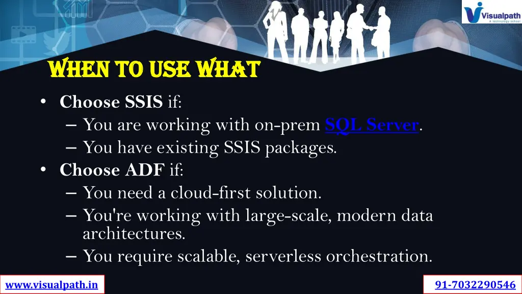 when to use what when to use what choose ssis