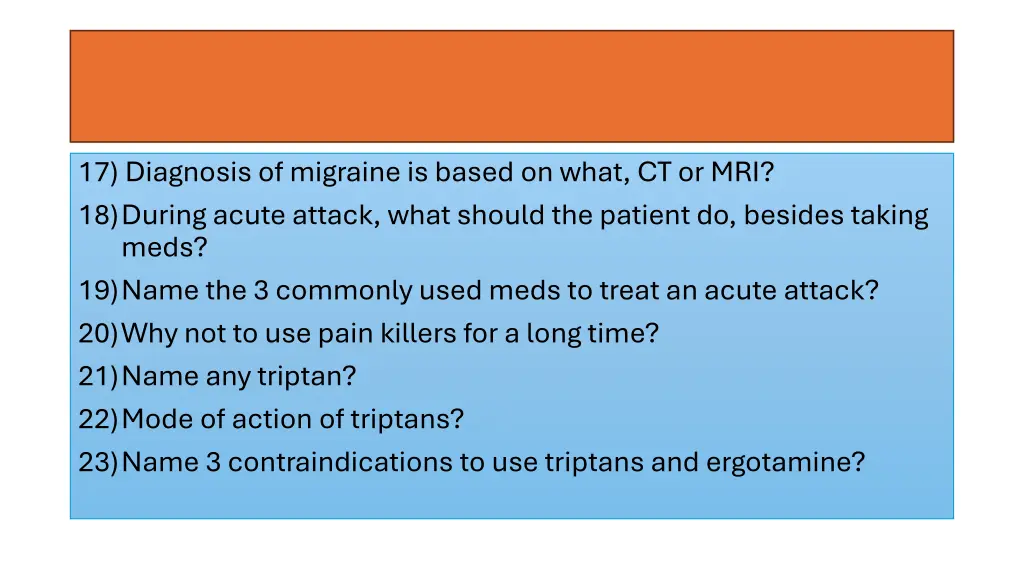 17 diagnosis of migraine is based on what