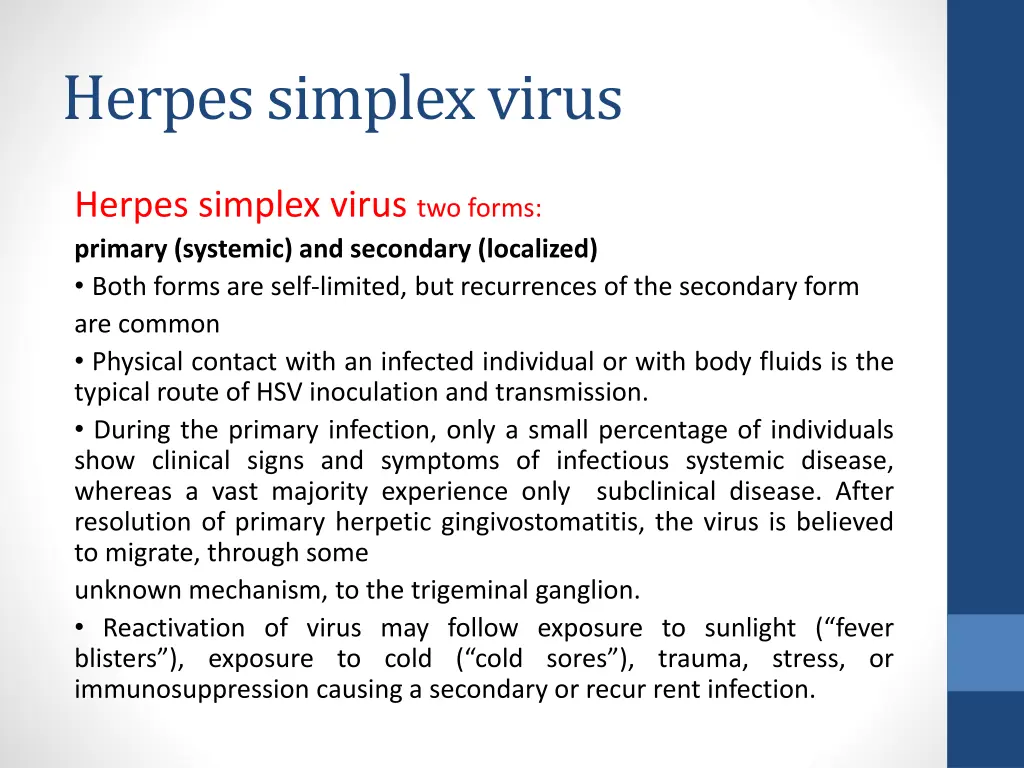 herpes simplex virus