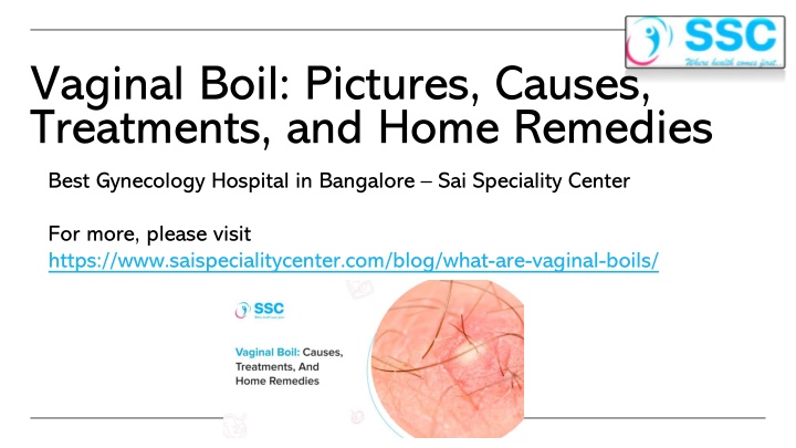 vaginal boil pictures causes treatments and home