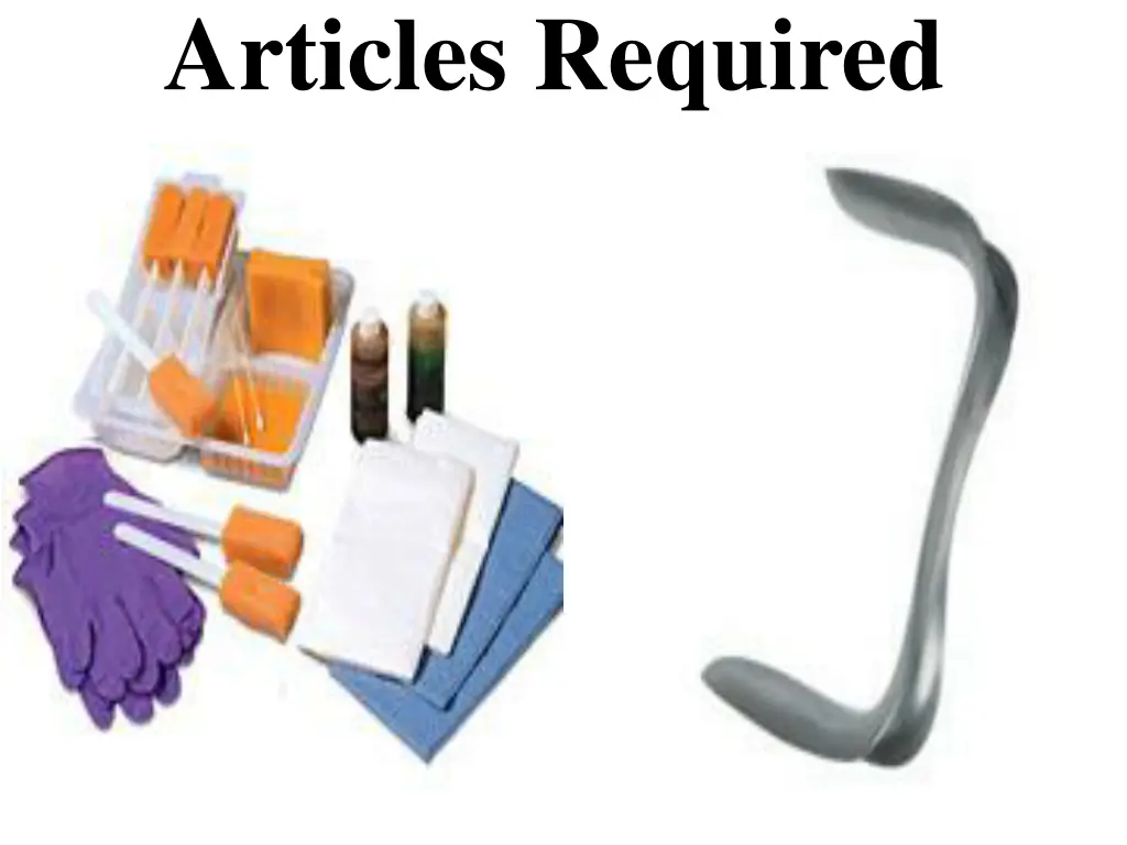 articles required