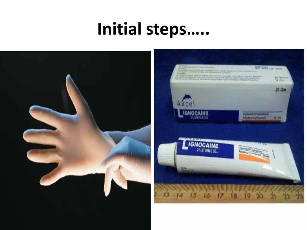 initial steps