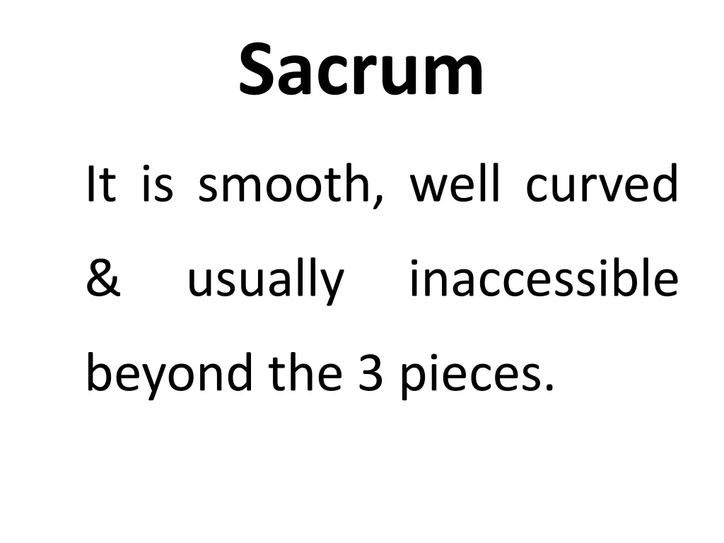 sacrum