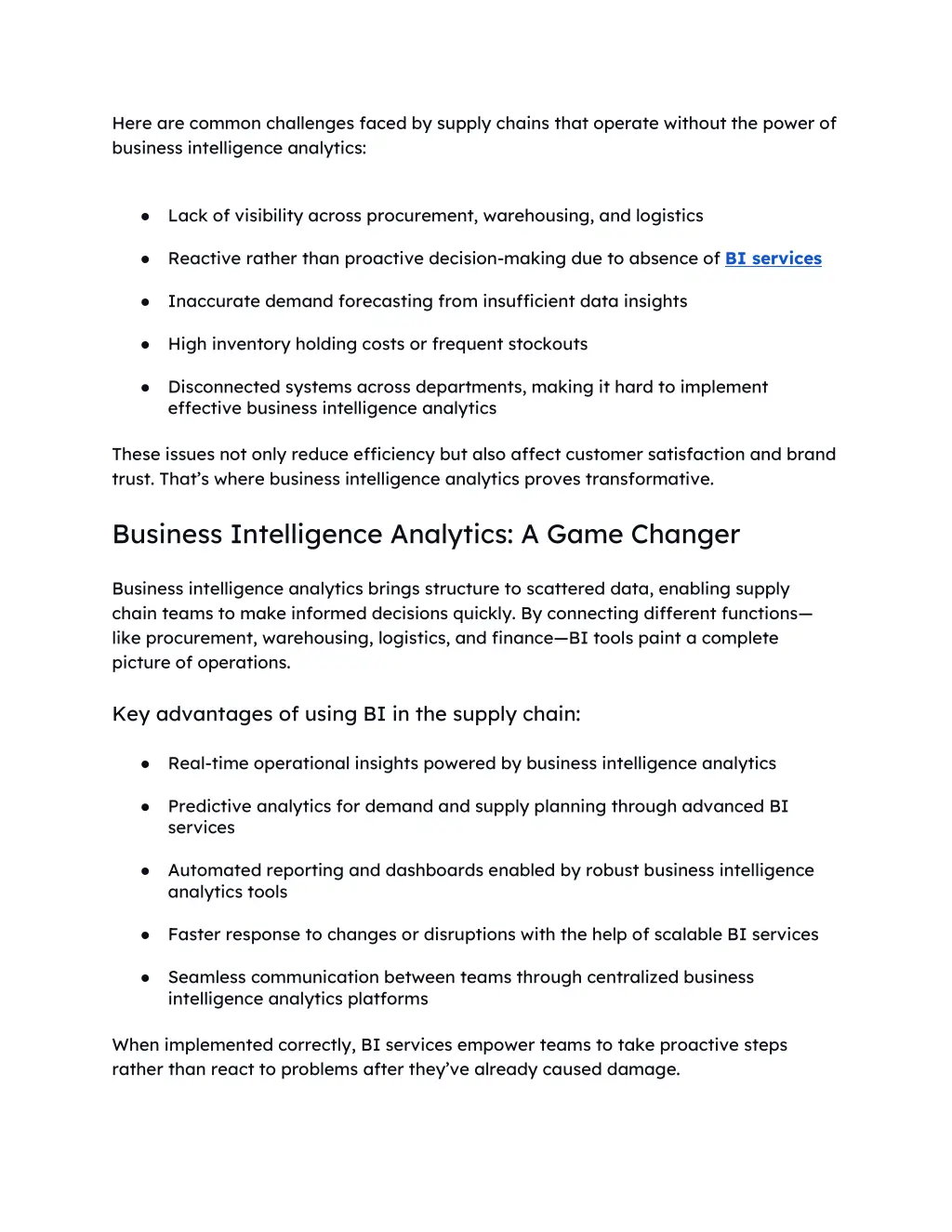 here are common challenges faced by supply chains