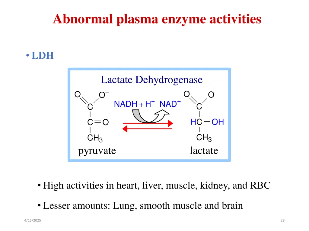 abnormal plasma enzyme activities 5