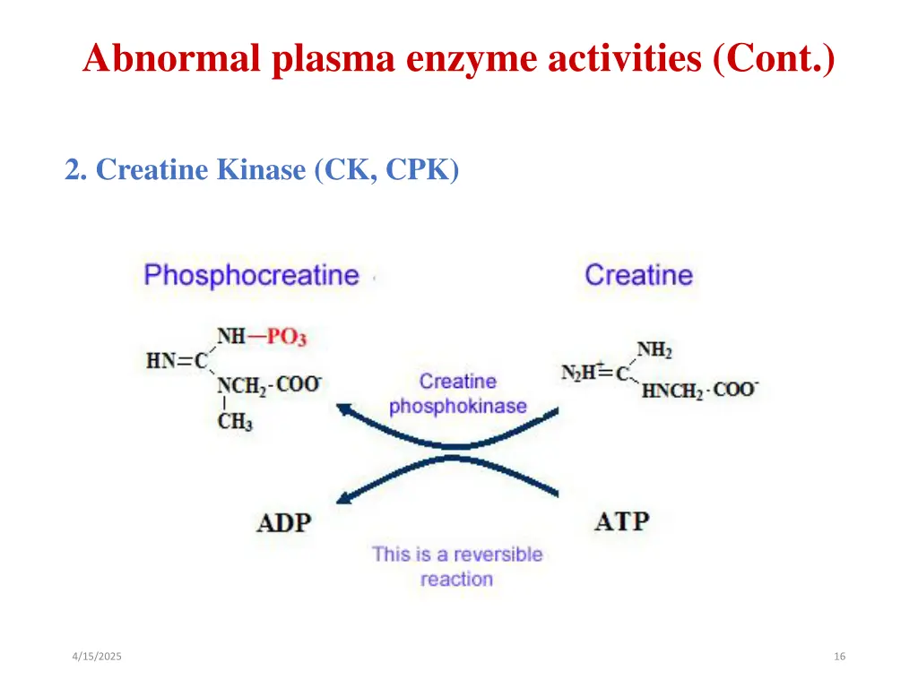 abnormal plasma enzyme activities cont 1