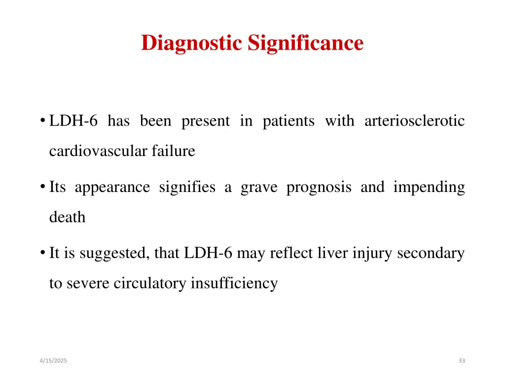 diagnostic significance 5