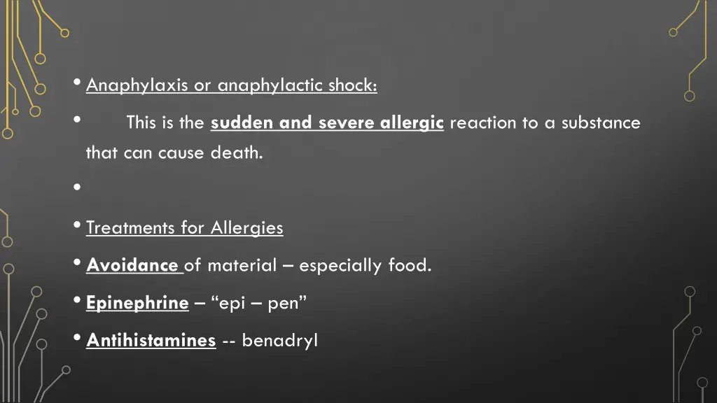 anaphylaxis or anaphylactic shock this