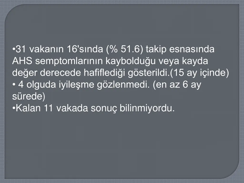 31 vakan n 16 s nda 51 6 takip esnas