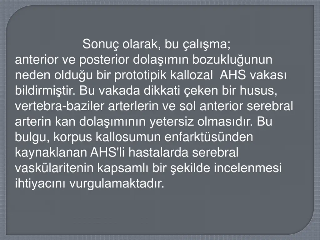 sonu olarak bu al ma anterior ve posterior dola