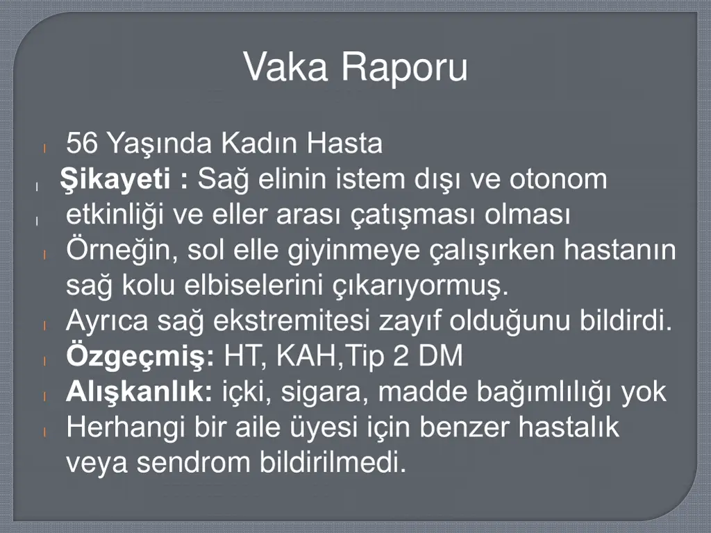 vaka raporu