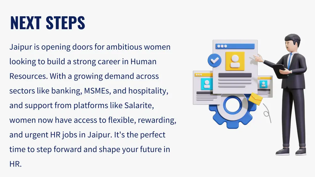 next steps